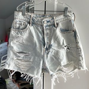 PacSun Ripped High Waisted Cutoff Jeans
